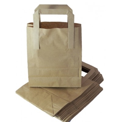 Kraft Paper Bags, Block Bottom SOS Bags – Packaging Express